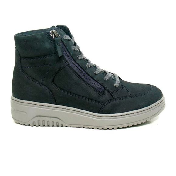 Foret damestøvle, Navy, Hartjes Foret damestøvle, Navy, Hartjes