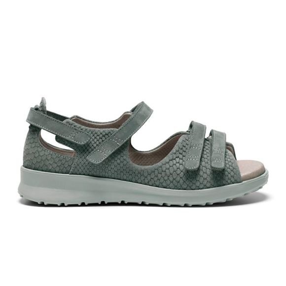 Damesandal, Støvet grøn, New Feet