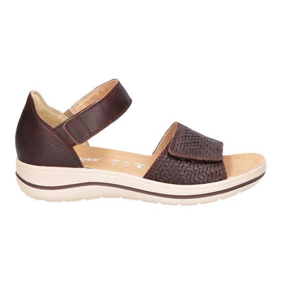 Damesandal, Nøddebrun, Hartjes Damesandal, Nøddebrun, Hartjes