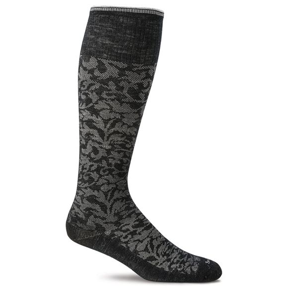 Sockwell Damask, Sort støttestrømpe, Dame Sockwell Damask, Sort støttestrømpe, Dame