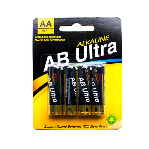 Batterier AA, 4 stk. Batterier AA, 4 stk.