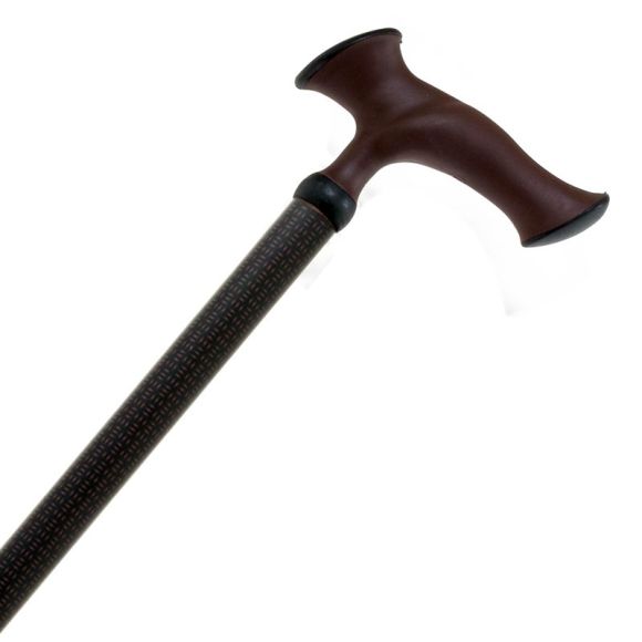 Stok, justerbar højde, anatomisk håndtag Stok, justerbar højde, anatomisk håndtag