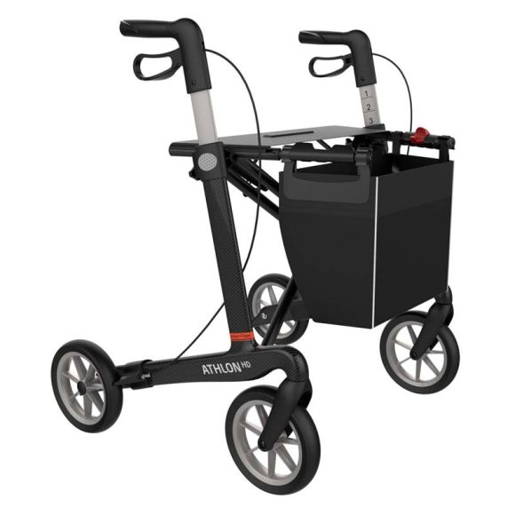Rollator, ATHLON HD, Sort - Bred model Rollator, ATHLON HD, Sort - Bred model