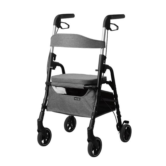 W4 rollator / indkøbsvogn, Grå W4 rollator / indkøbsvogn, Grå