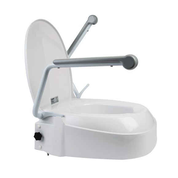 Toiletforhøjer med indstillelig sædehøjde Toiletforhøjer med indstillelig sædehøjde