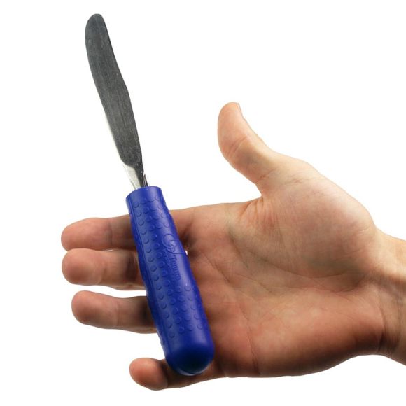 Greb til børnebestik m.m., Blå, 2 stk. Greb til børnebestik m.m., Blå, 2 stk.