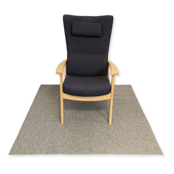 Brandhæmmende gulvtæppe, 150x150 cm Brandhæmmende gulvtæppe, 150x150 cm