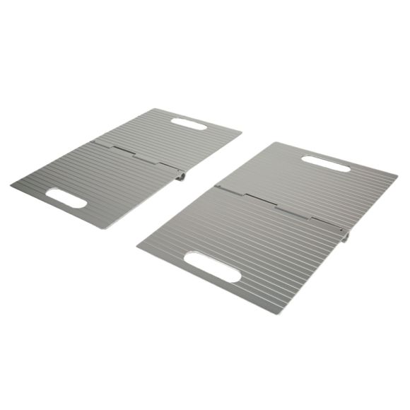 2-delt dørtrinsrampe, Foldbar 2-delt dørtrinsrampe, Foldbar