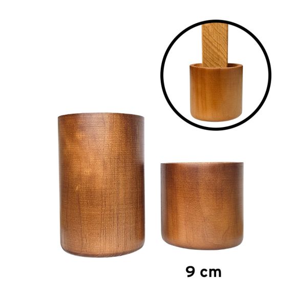 Rund benforhøjer, 9 cm høj, 1 stk. Rund benforhøjer, 9 cm høj, 1 stk.