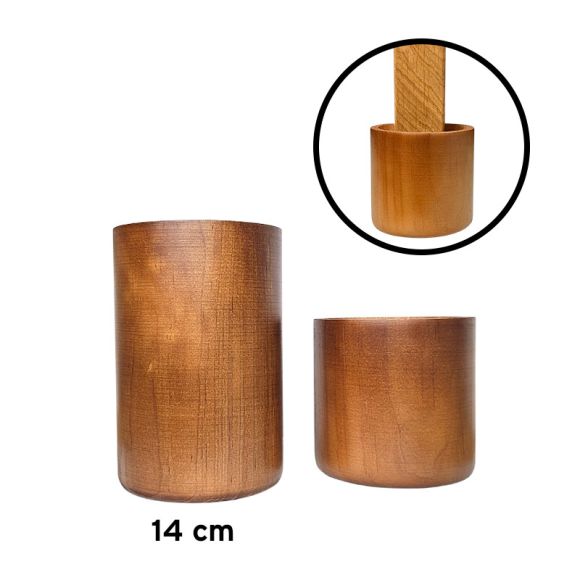Rund benforhøjer, 14 cm høj, 1 stk. Rund benforhøjer, 14 cm høj, 1 stk.