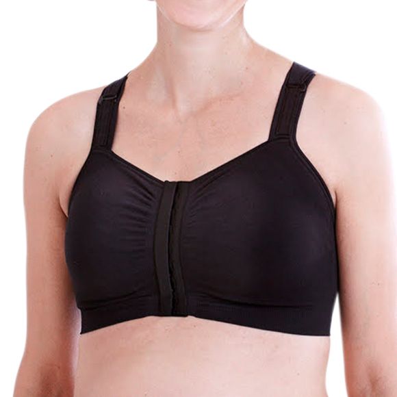 Postoperativ BH, Mirabelle, Frontlukning, Sort Postoperativ BH, Mirabelle, Frontlukning, Sort