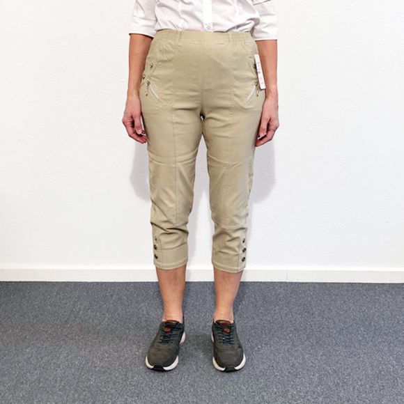 Capri damebukser, Beige Capri damebukser, Beige