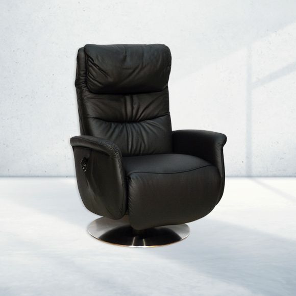 Himolla 9720 hvilestol, Large, Sort læder Himolla 9720 hvilestol, Large, Sort læder