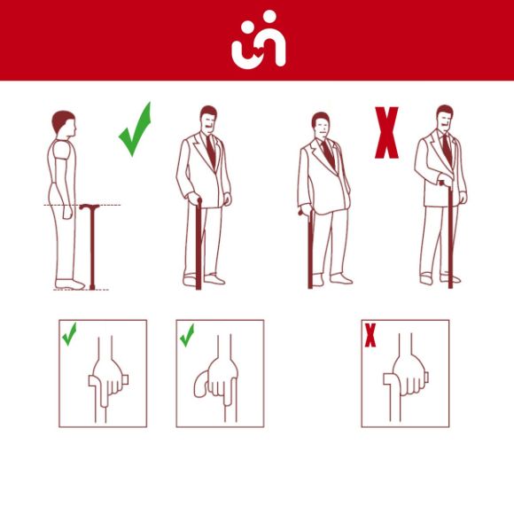 Stok, justerbar højde, Hawaii-blomstret