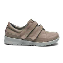 Damesko med velcro, Sand, New Feet
