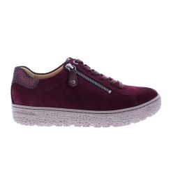 Sneaker med plateausål, Bordeaux, Hartjes