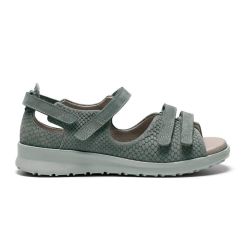 Damesandal, Støvet grøn, New Feet