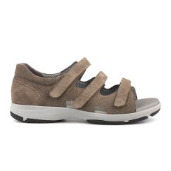 Damesandal, Lys brun, New Feet