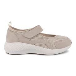Damesko med velcro, Sand, Green Comfort