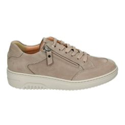Damesneaker, Beige, Hartjes