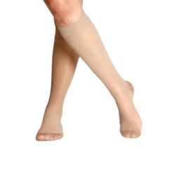 Knæ- og støttestrømpe, Delilah 70, Beige