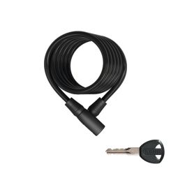 Spirallås med nøgle, 150 cm, Abus