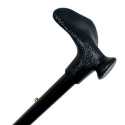 Stok, sammenklappelig, ergonomisk håndtag