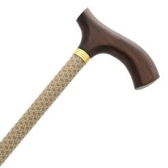 Stok, justerbar højde, beige mønster