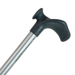Stok, justerbar højde, ergonomisk håndtag