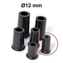 Dupsko, Sort, Ø12 mm