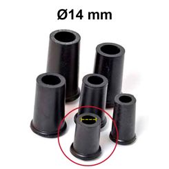 Dupsko, Sort, Ø14 mm
