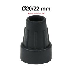 Skridsikker dupsko, Ø20/22 mm