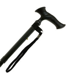 Stok, sammenklappelig, ergonomisk