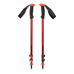 Vandrestave, Trail Sport, Black Diamond, Sort/rød