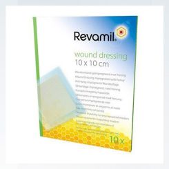 Revamil netforbinding 10x10cm, 10 stk. pr. æske