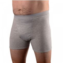 Inkontinens boxershorts, Grå