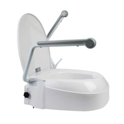 Toiletforhøjer med indstillelig sædehøjde