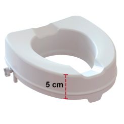Toiletforhøjer uden låg, 5 cm