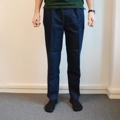 Jeans med elastik i taljen, Blå