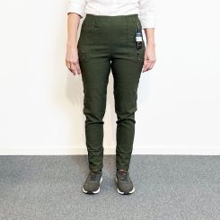 Damebukser med elastikkant, Oliven