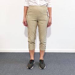 Capri damebukser, Beige