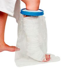 Badebeskyttelse til bandage/gips, underben