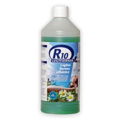 R10 lugtfjerner i en plastikflaske med 1 liter