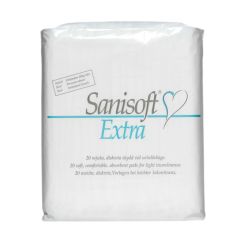 Sanisoft inkontinensbind, Ekstra, 20 stk.