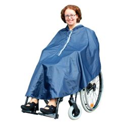 Regnslag, Poncho med hætte og foer