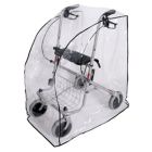 Regndækken til rollator, Klar plast