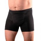 Inkontinens boxershorts, Herre, Sort