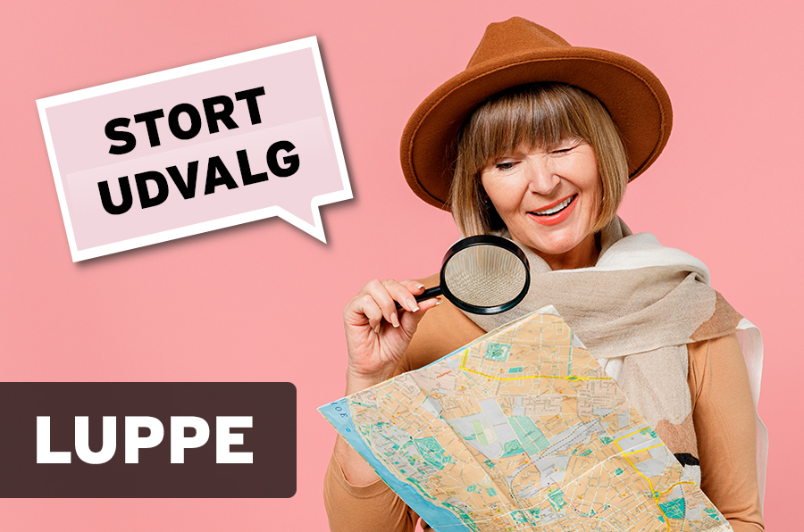Stort udvalg af luppe og forstørrelsesglas